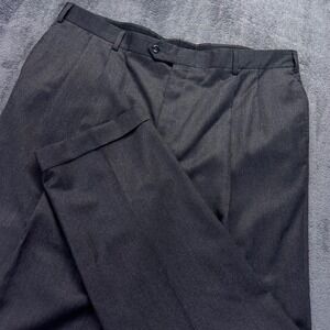 Jos. A. Bank Executive Collection Wool Cashmere Pleated Dress Pants Mens 42x31